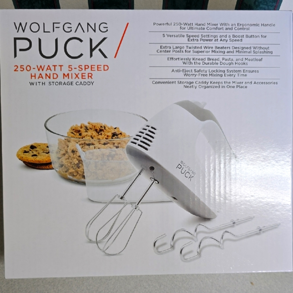 Wolfgang Puck five speed hand mixer